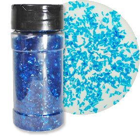 Blue Edible Glitter Flakes