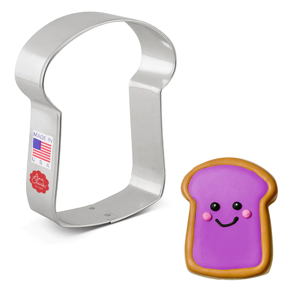 Slice of Bread Cookie Cutter, 4" - Ann Clark