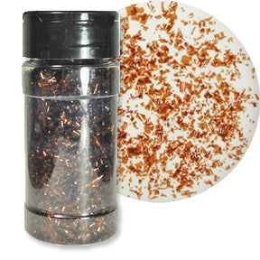 Brown Edible Glitter Flakes
