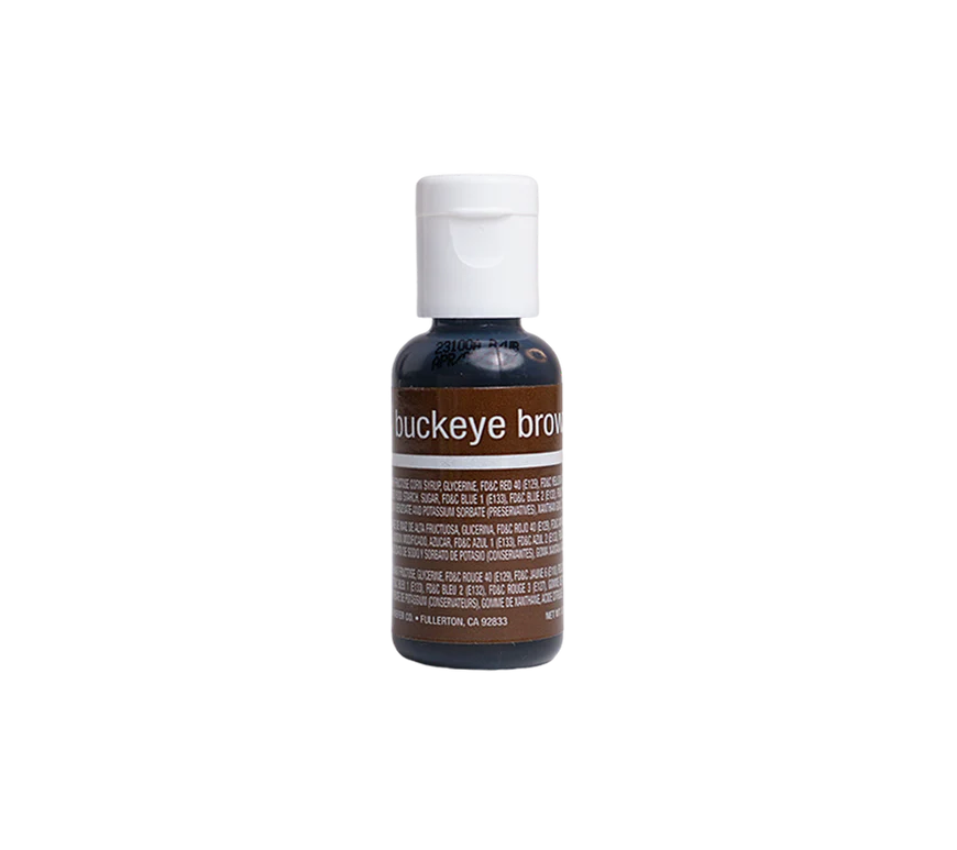 Buckeye Brown, .7 oz- Chefmaster Liqua-gel Food Coloring