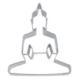 Buddha with Embossed Details Cookie Cutter, 2.75"- Stadter