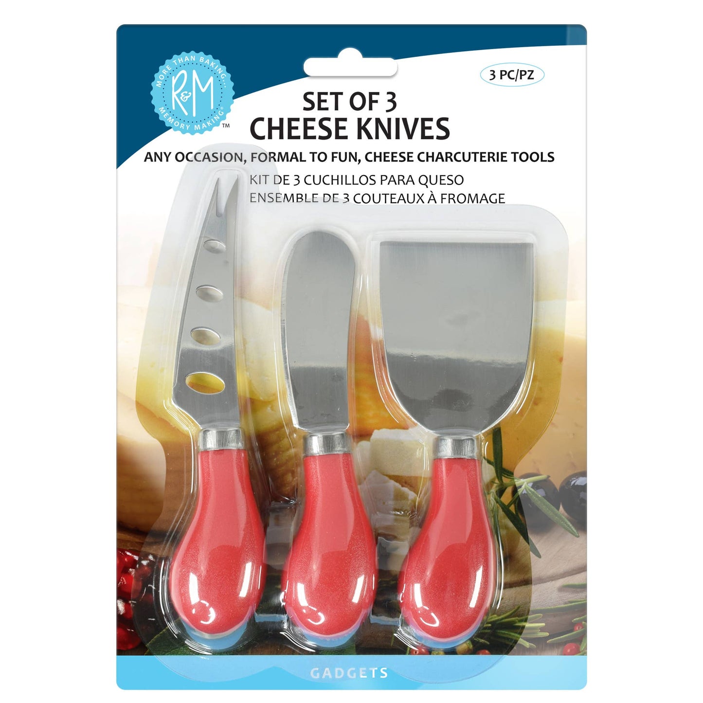 Cheese Knives Set of 3- R&M International