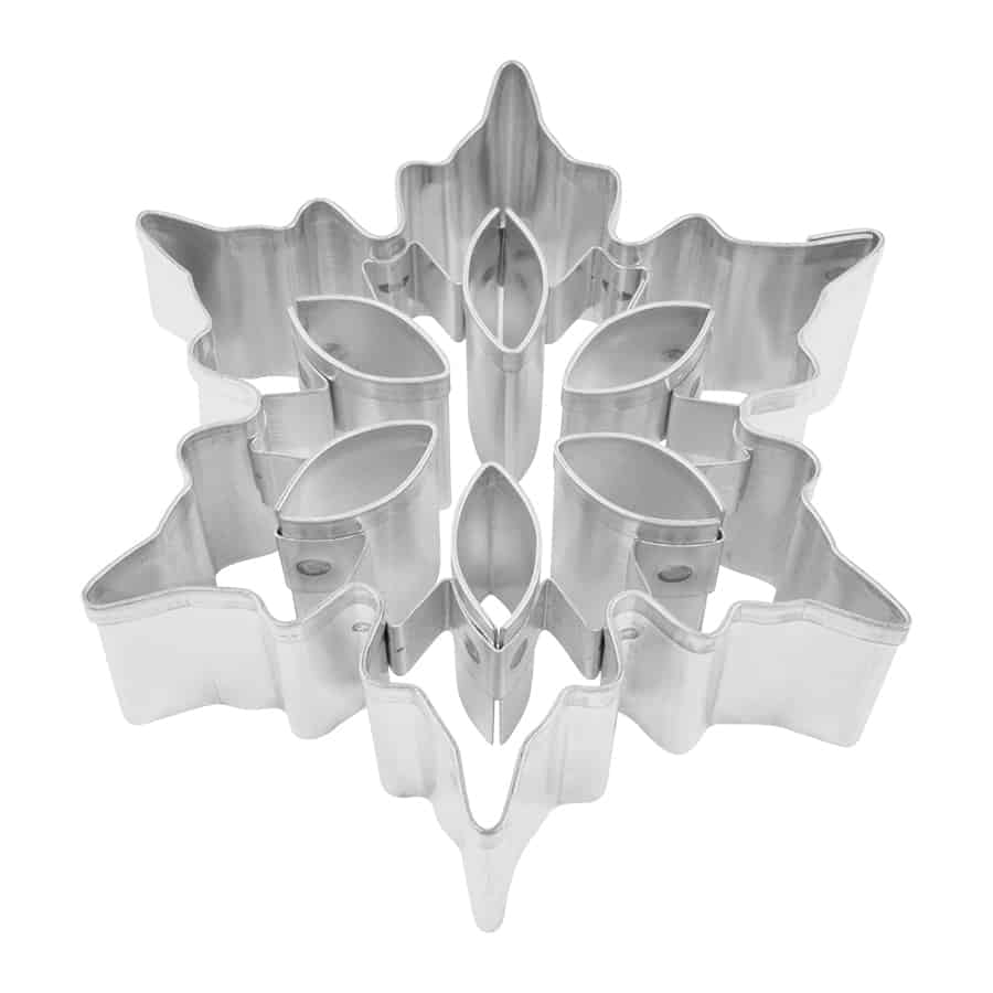 Snowflake W/ Cutouts Cookie Cutter (3")