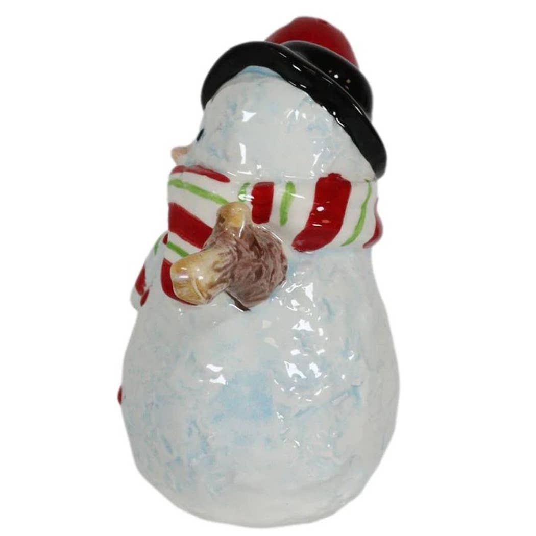 Santa and Snow Man Salt and Pepper Shaker Set - Pacific Trading