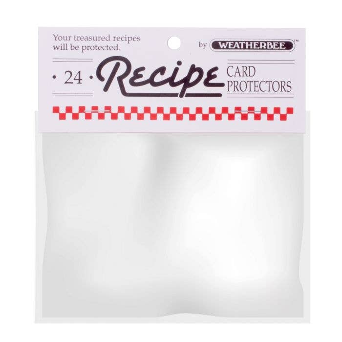 Recipe Cards Protector, 4 x 6, Set Of 24 - Harold Import Co.