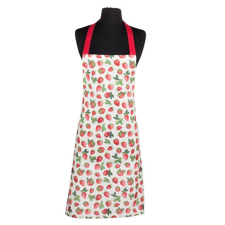 Strawberries Apron-31"L- Abbott