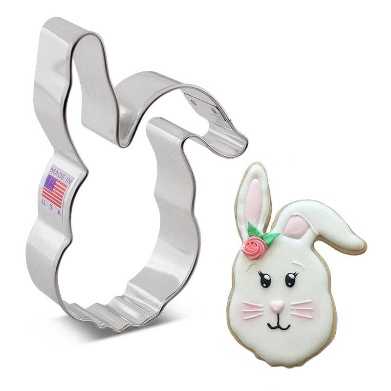 Rabbit Face Cookie Cutter (4.25")- Ann Clark