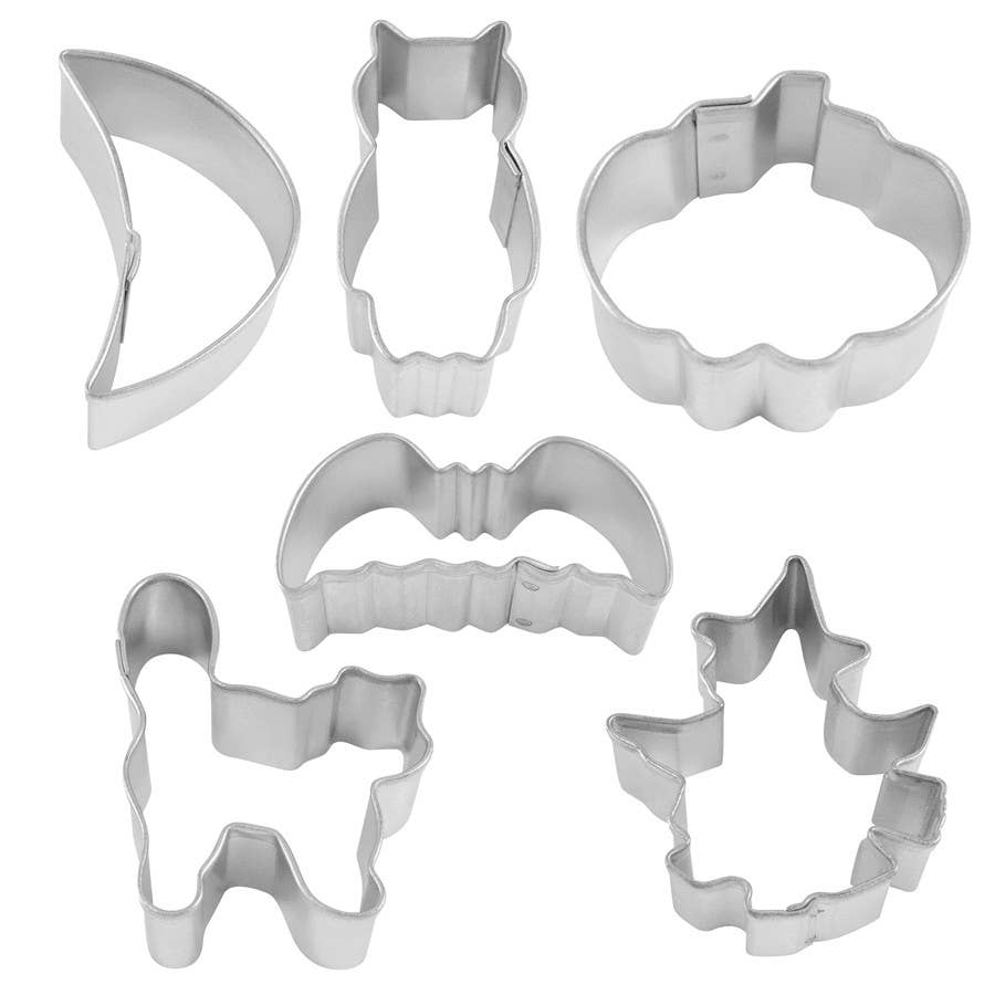 Mini Halloween 6 PC Cookie Cutter Set - R&M