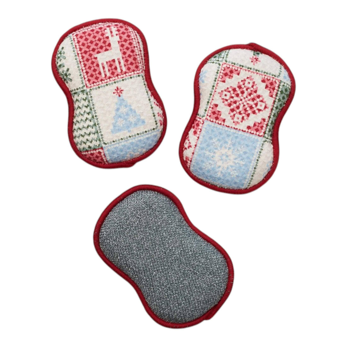 Once Again Home Co. - RE:usable Sponges (Set of 3) - Signature Arctic Cross Stitch