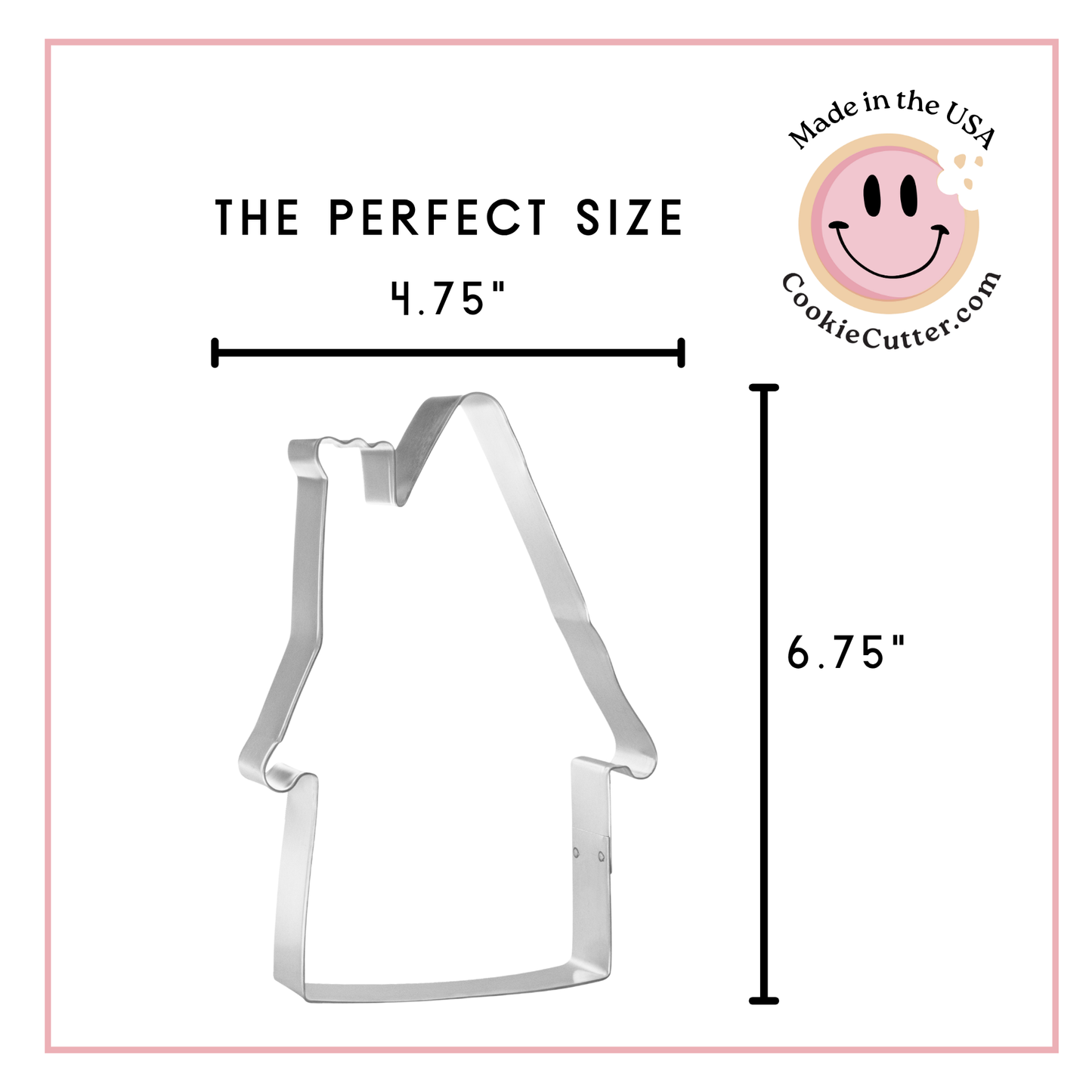 Gingerbread House Cookie Cutter (6.5")