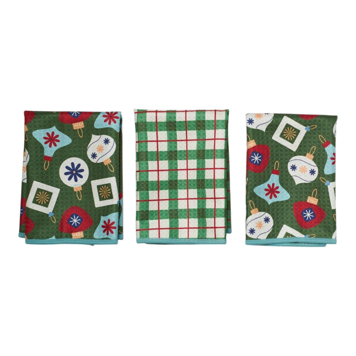 Signature Retro Ornaments-Mighty Mini Towel (Set of 3) Reversible - Once Again Home Co.