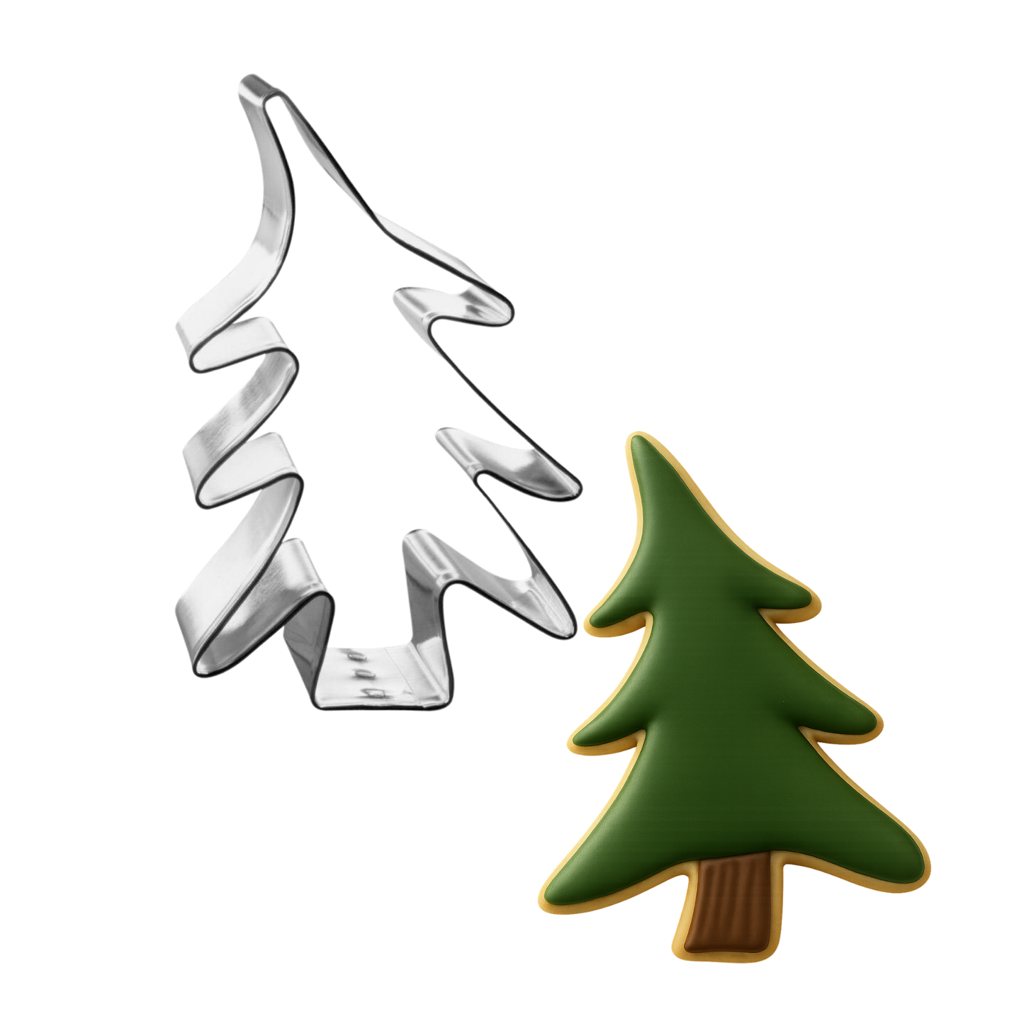 Pine Tree Primitive Cookie Cutter 3.5"