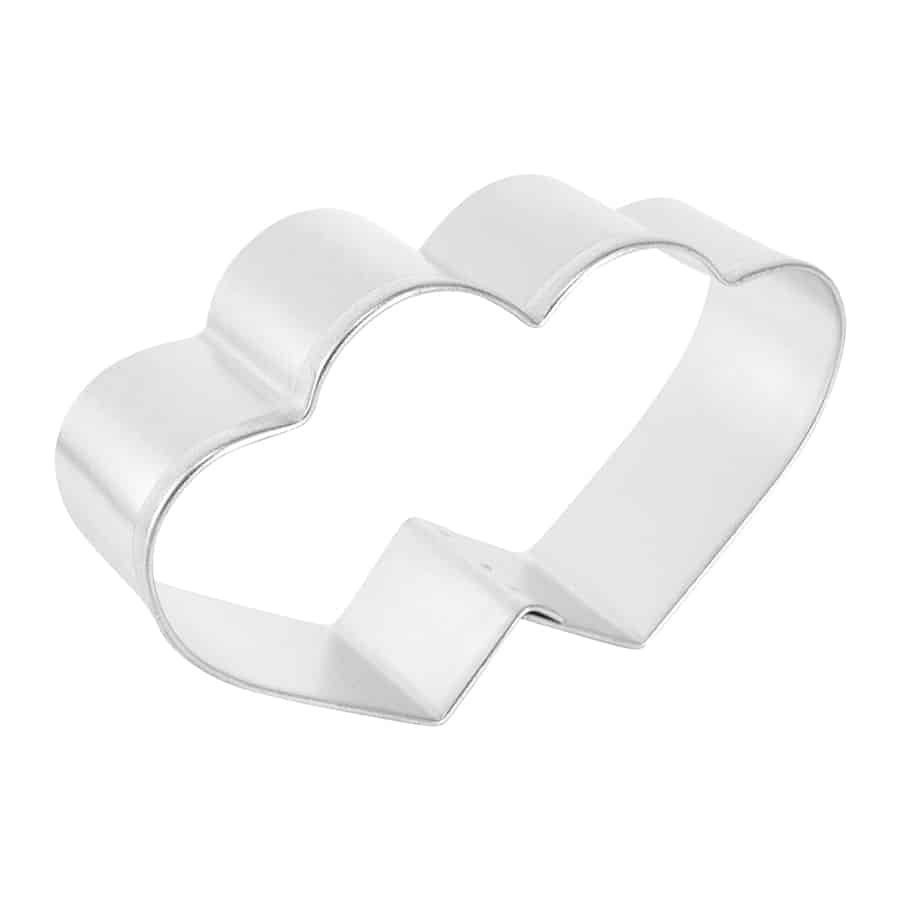 Double Heart Cookie Cutter 3.5" - R&M
