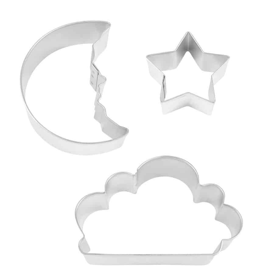 Celestial 3 pc Cookie Cutter Set- R&M International