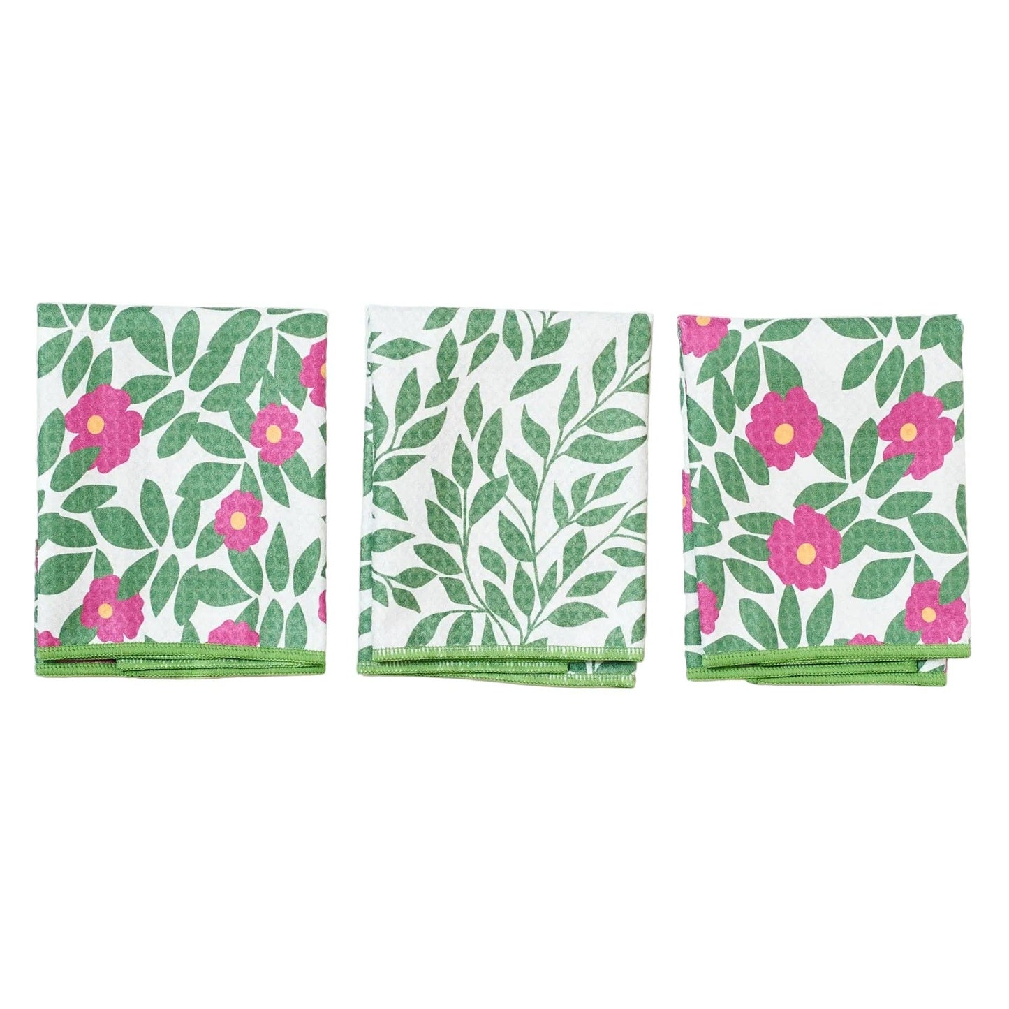 KN Beach Roses Mighty Mini Towel (Set of 3) Reversible - Once Again Home Co. -