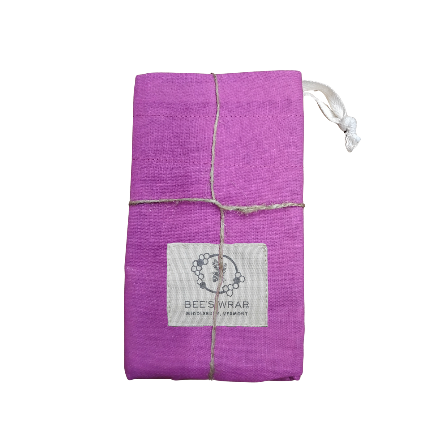 Meadow Magic, Magenta - Bee’s Wrap® Beeswax Lined Artisan Bread Bag