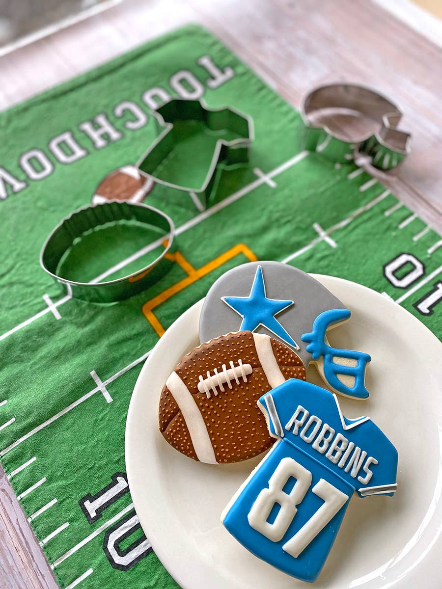 Football 3 PC Cookie Cutter Set Carded - R&M