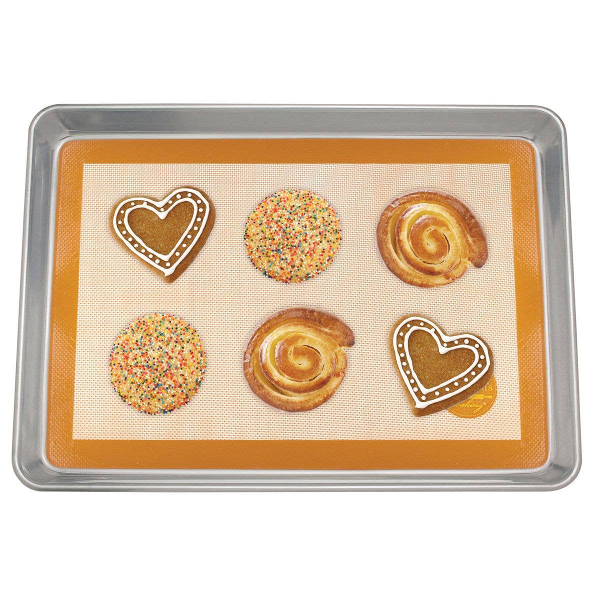 Silicone Half-Size Baking Mat & Sheet Set- Mrs. Anderson's Baking