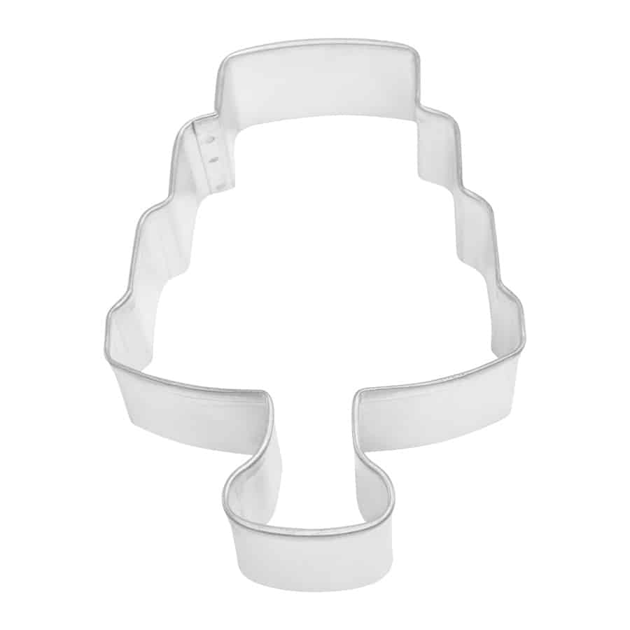 Tiered Wedding Cake Cookie Cutter, 4" - R&M