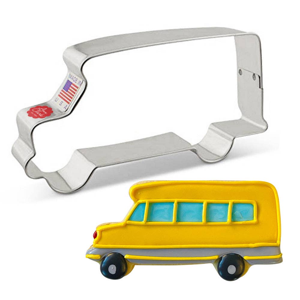 School Bus Cookie Cutter (2.5")- Ann Clark