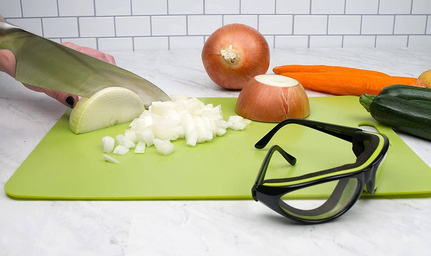 Onion Goggles, Black/ Green- Harold Import Co.