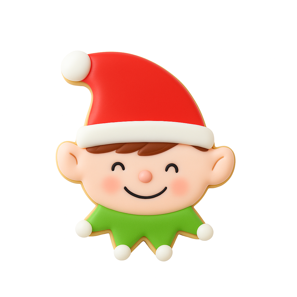 Elf Face Cookie Cutter 3.75"