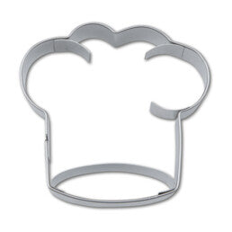Chef Hat with Embossed Details Cookie Cutter, 2.25"- Stadter