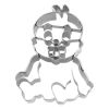 Baby Cookie Cutter with Embossed Details, ,2.75"- Stadter