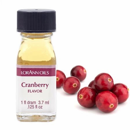 Cranberry Flavor- 1 dram, 3.7 ml, .125 fl oz