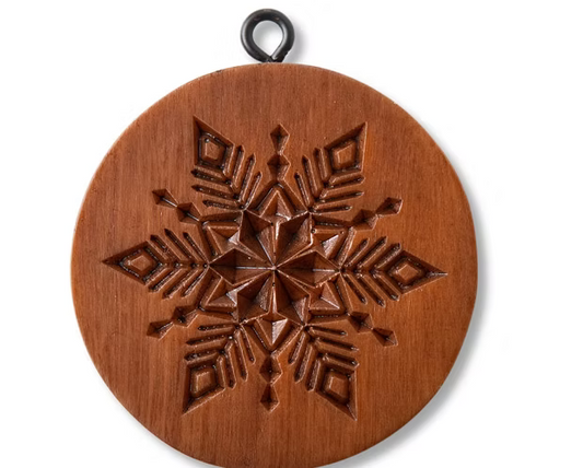 Crystal Snowflake Cookie Mold - House on the Hill