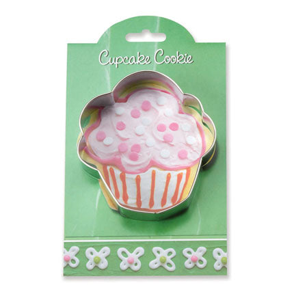 Cupcake 4" Carded Cookie Cutter - Ann Clark