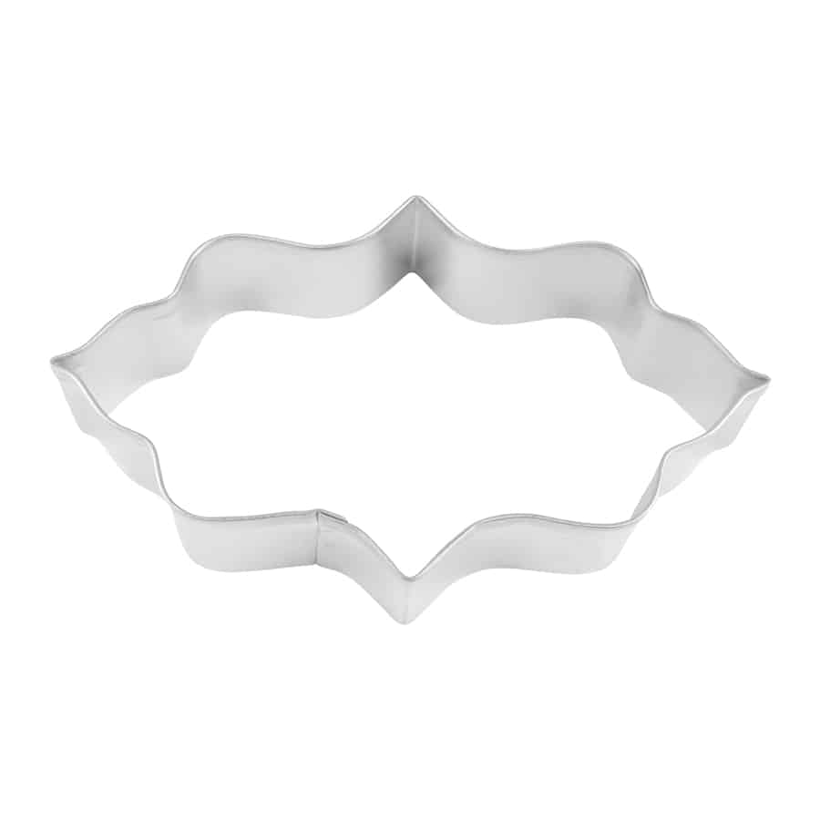 Elongated Plaque Cookie Cutter (4.75")
