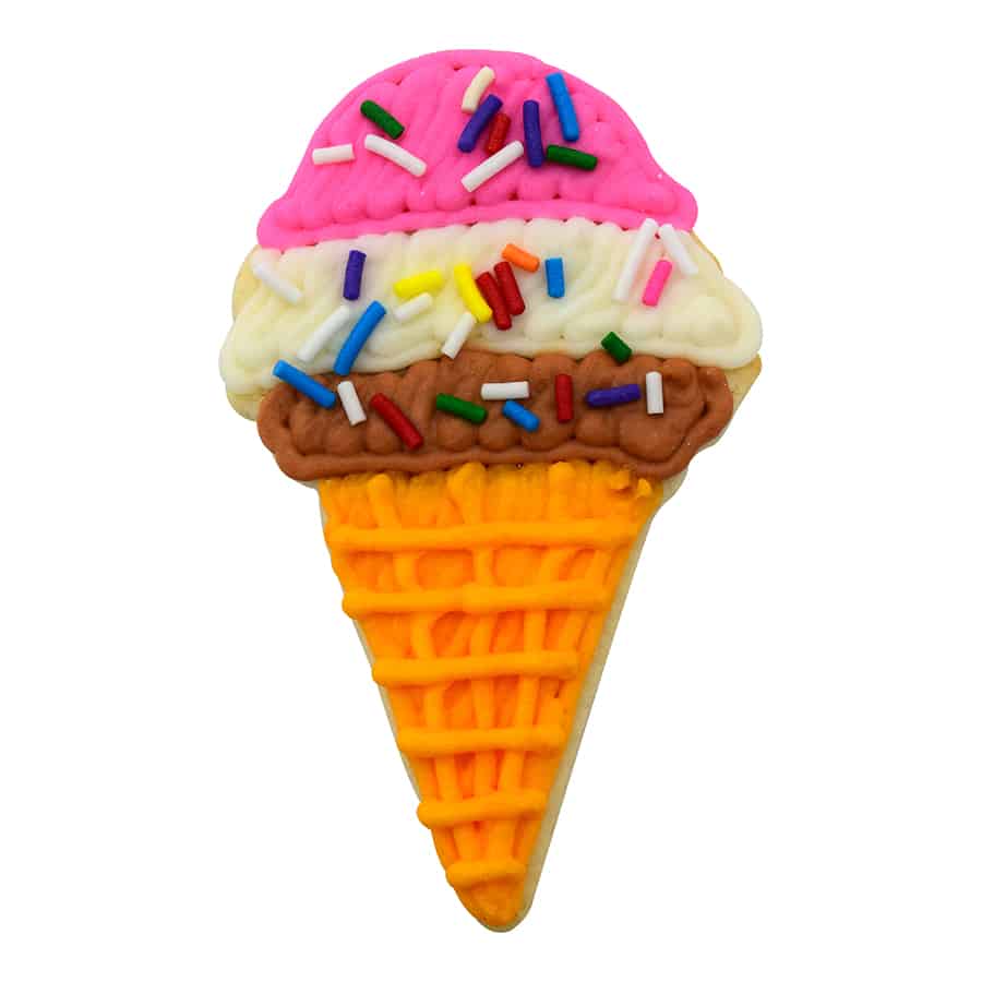Ice Cream Cone Cookie Cutter, 4" - R&M