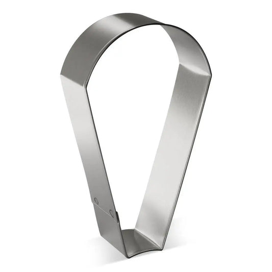 Teardrop Round Cookie Platter Cutter, 4"