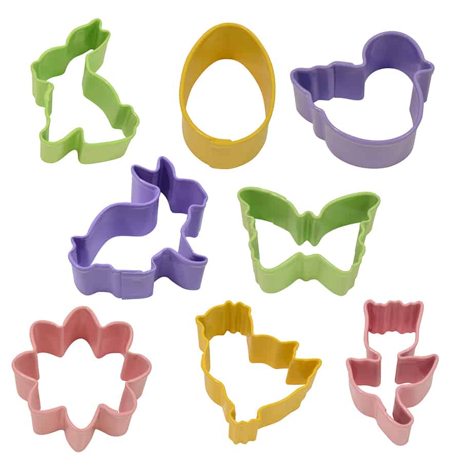 Mini Easter 8 PC Color Cookie Cutter Set - R&M