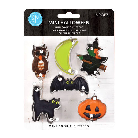 Mini Halloween 6 PC Cookie Cutter Set - R&M