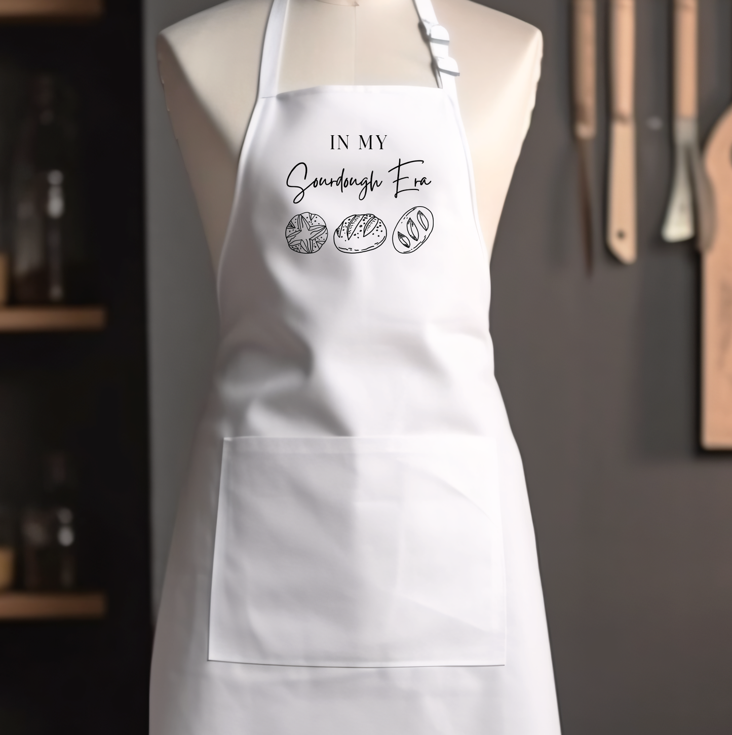 In My Sourdough Era Cotton Unisex Apron- Lissi Designs