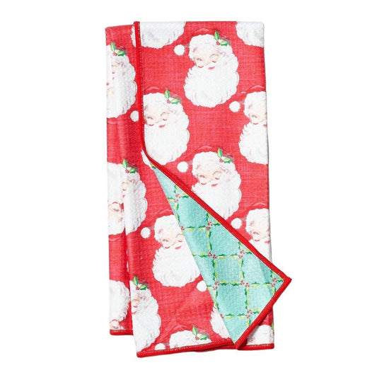 Once Again Home Co. - Anywhere Towel Reversible - Heather Collins Santa Baby
