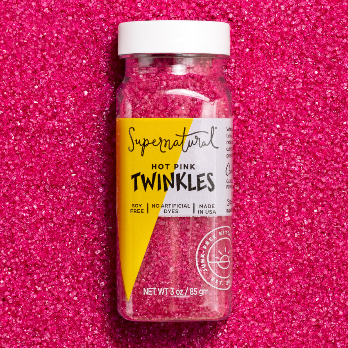Hot Pink Twinkles Sanding Sugar - Supernatural