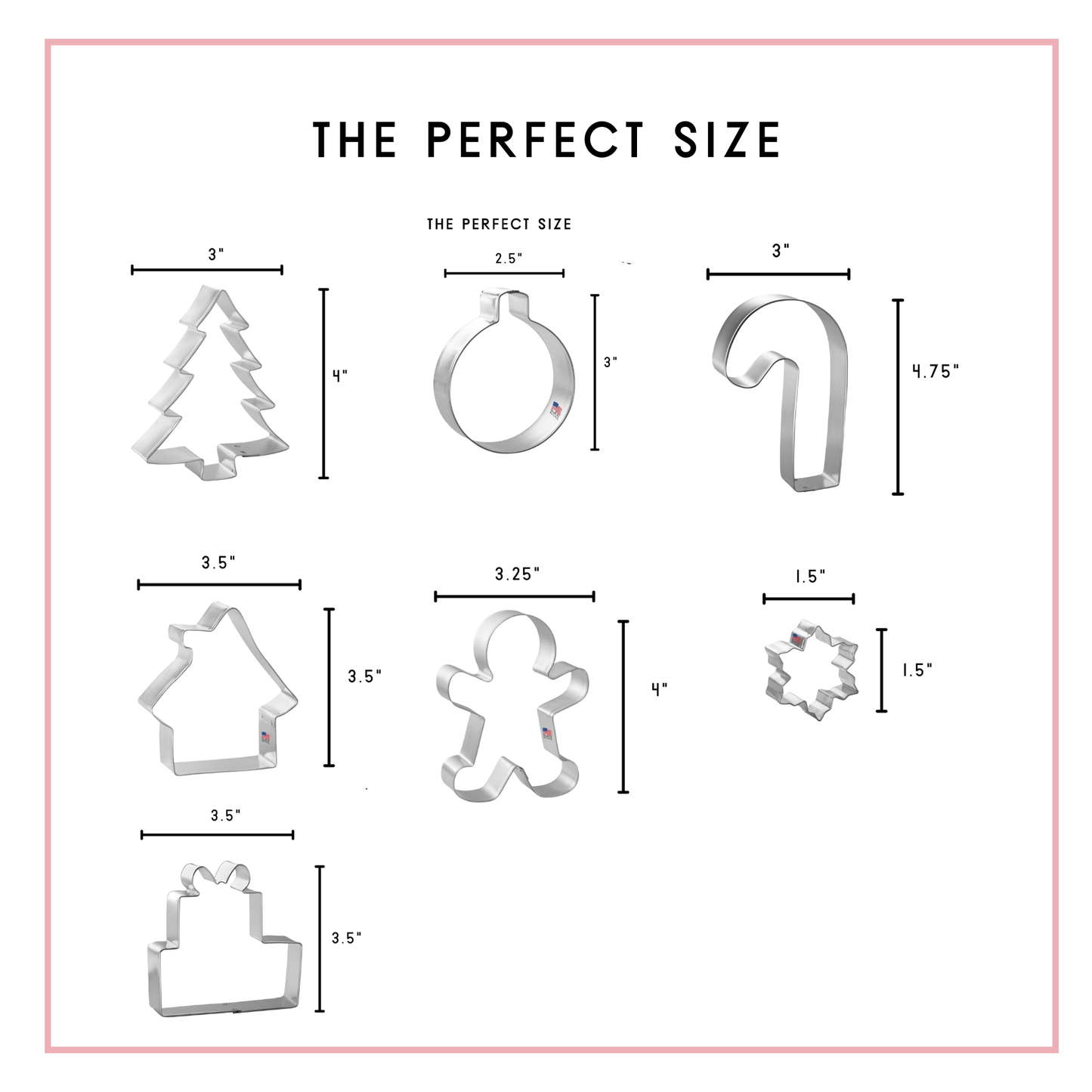 Christmas Essentials Cookie Cutter 6 Pc Set