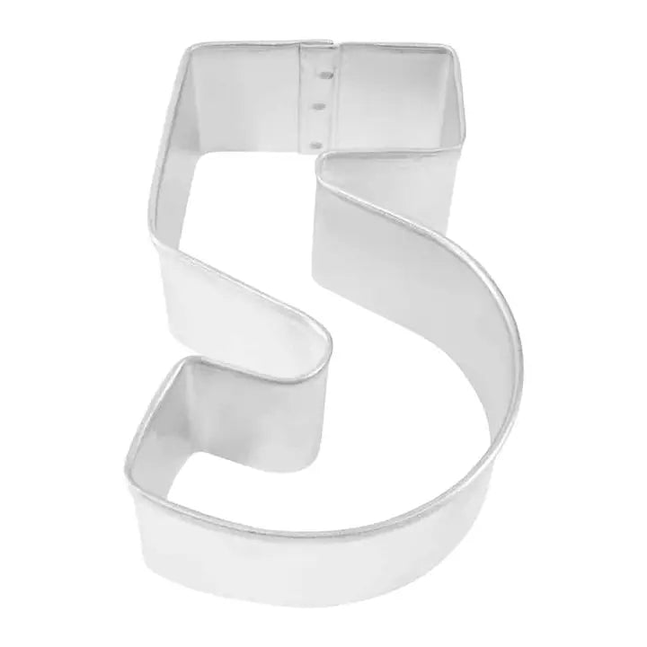 Number 5 Cookie Cutter, 3"- R&M