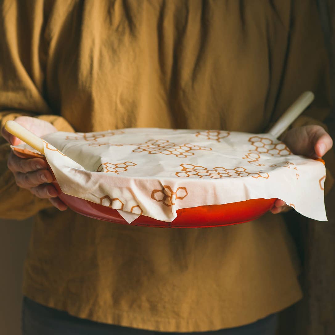 Honeycomb Print- Bee’s Wrap® Beeswax Reusable Bread Wrap