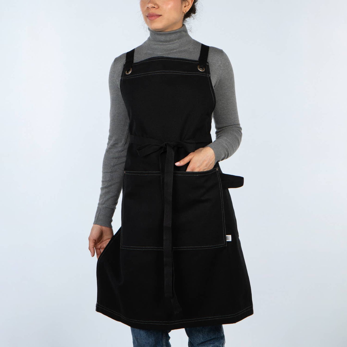 Black Utility Apron- Now Designs by Danica -