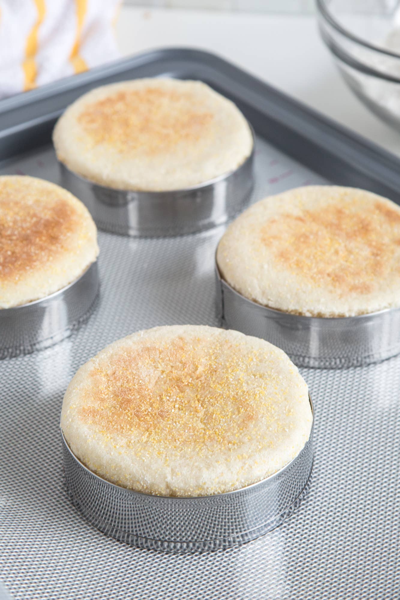 English Muffin Rings, Set of 4, 3.75"