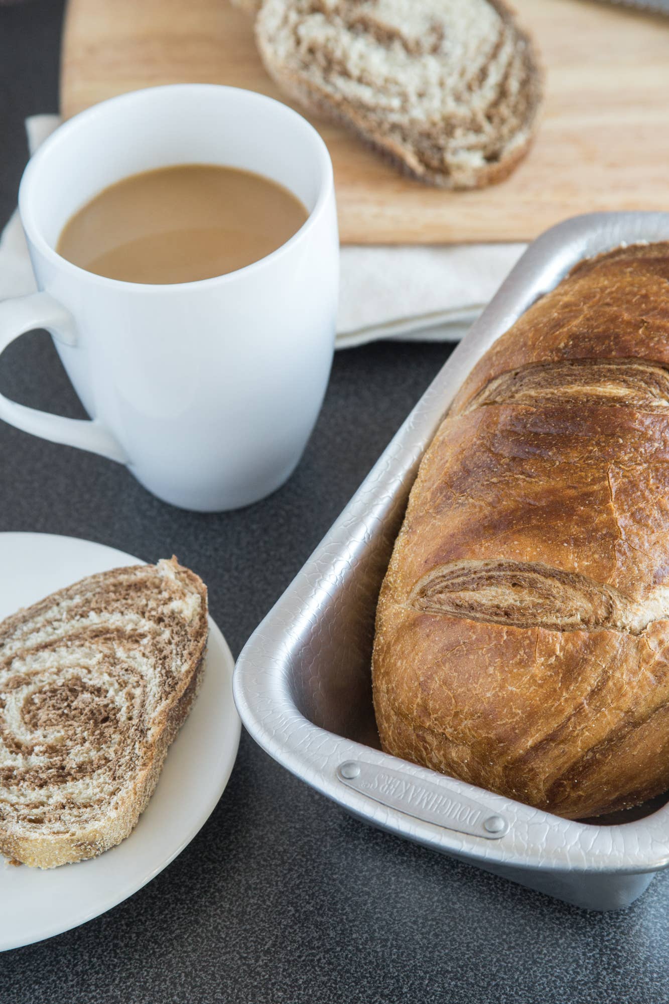 8.5" x 4.5" Pebble Textured Aluminum Loaf Pan - Doughmakers