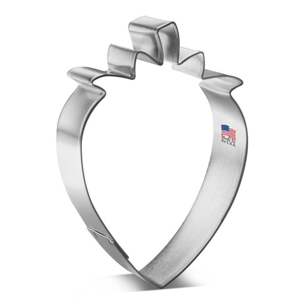 Strawberry Cookie Cutter, 3.5"