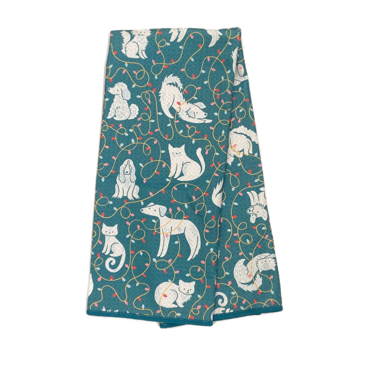 Nuthatch Deck the Paws- Anywhere Towel Reversible - Once Again Home Co.