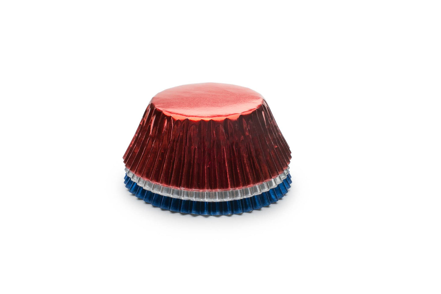 Patriotic Foil Cupcake Liners, Set of 45, 2.75"- Fox Run Brands