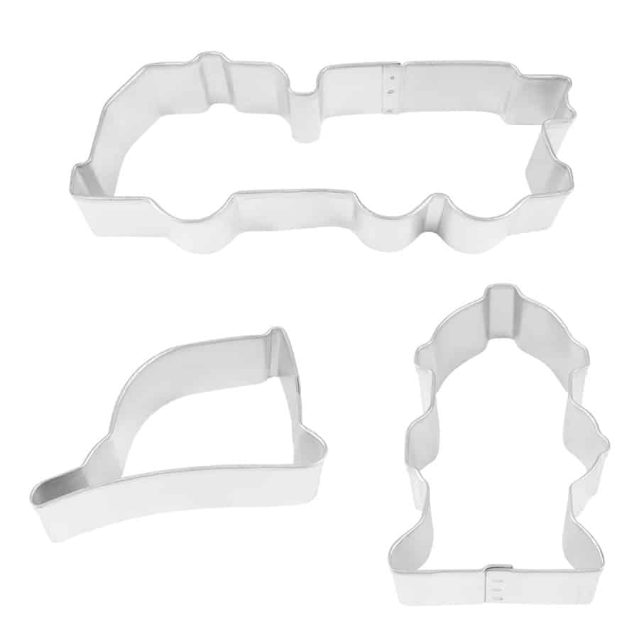 Fire Truck 3 PC Cookie Cutter Set
