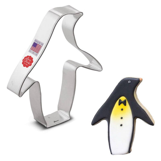 Extra Large Penguin Cookie Cutter, 5"- Ann Clark